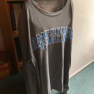 Vintage American Eagle OutFitters long sleeve mens shirt from 1990s.